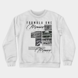 Monaco Grand Prix vintage t-shirt formula one Crewneck Sweatshirt